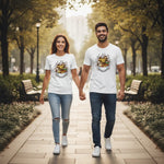 Couple Walking Towards Camera White