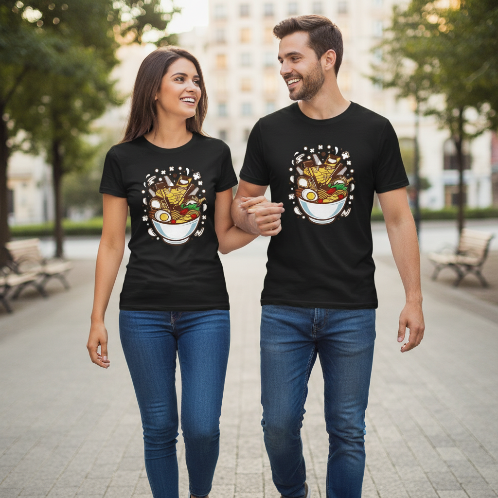 Couple Walking Towards Camera