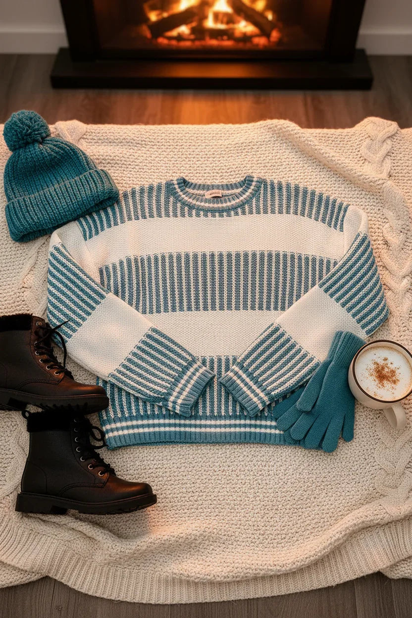 Cozy hygge scene