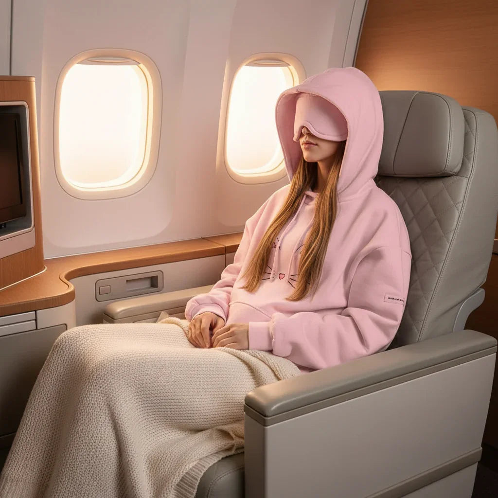 Cozy Travel Pose