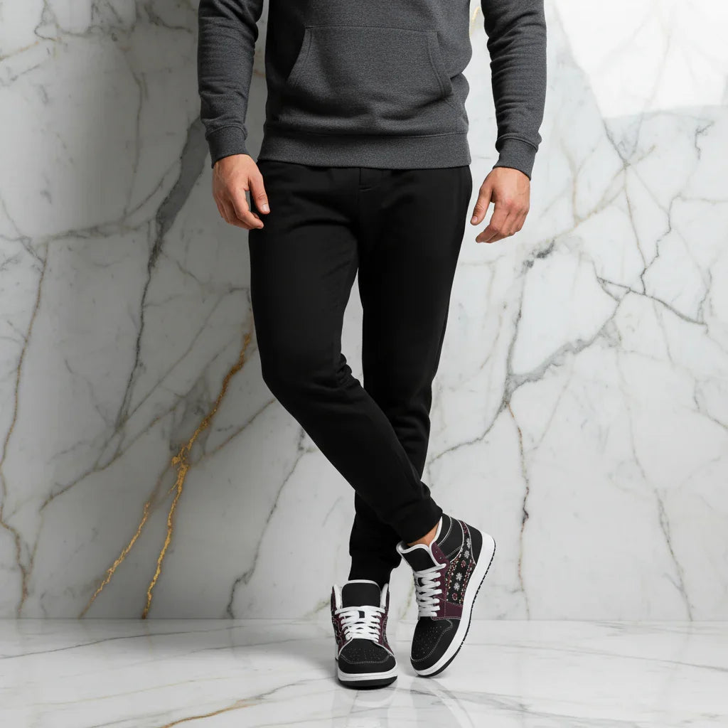 Crossed legs casual pose