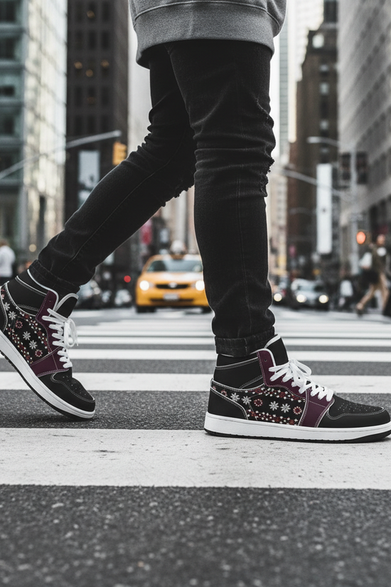 Crossing city street