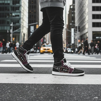 Crossing city street