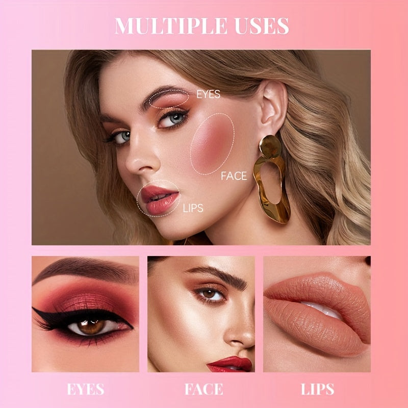 Matte Liquid Blush & Lip Tint With Sponge