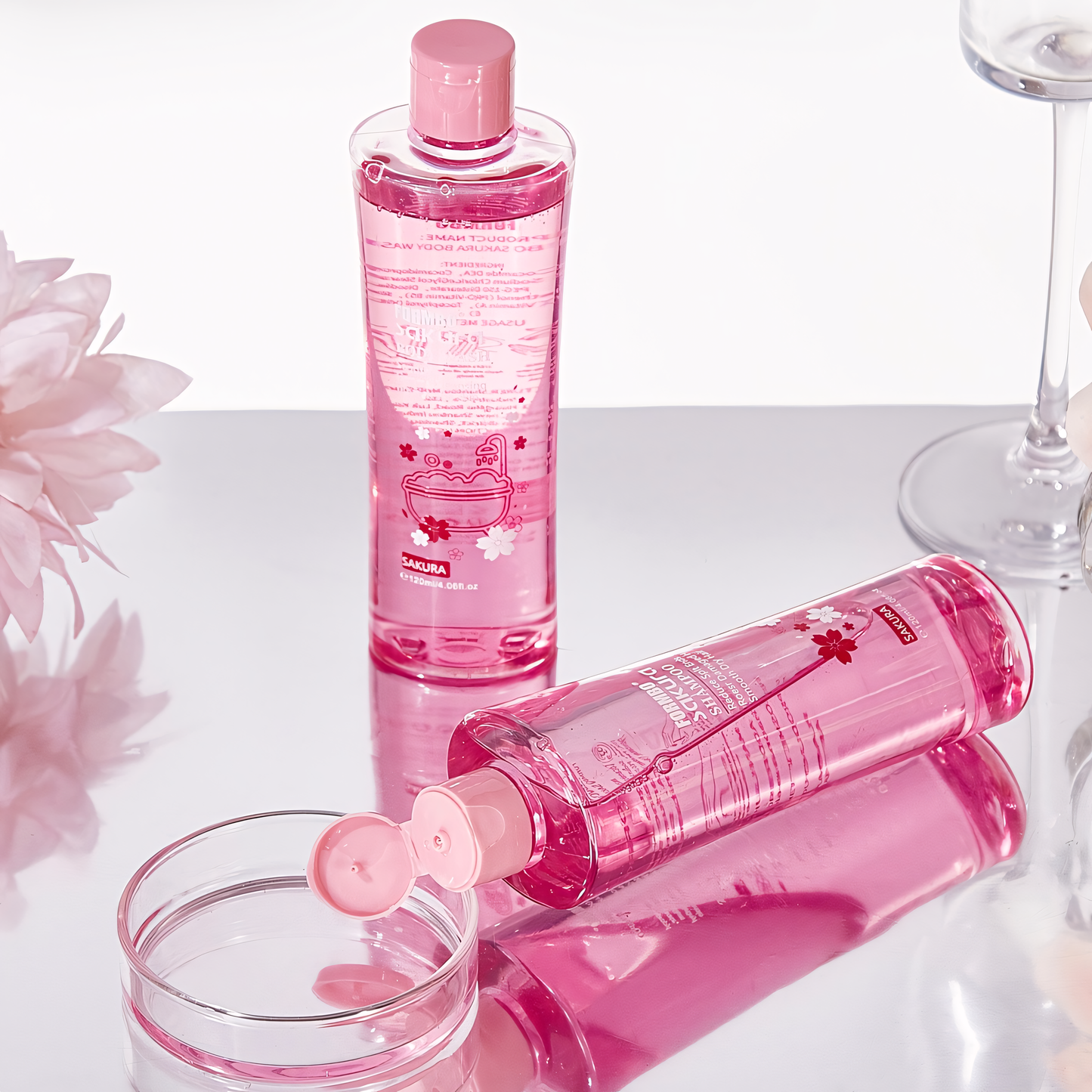 Cherry Blossom 3-in-1 Bath Set