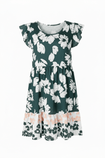 Dark Green Dress - Ghost Mannequin with Inner Lining