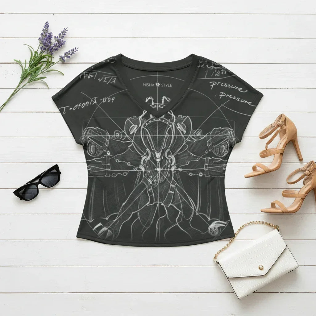 Dark Green T-Shirt Flat Lay