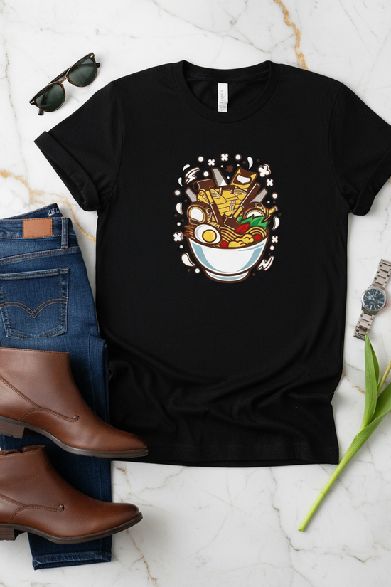 Dark Jeans with Tulip