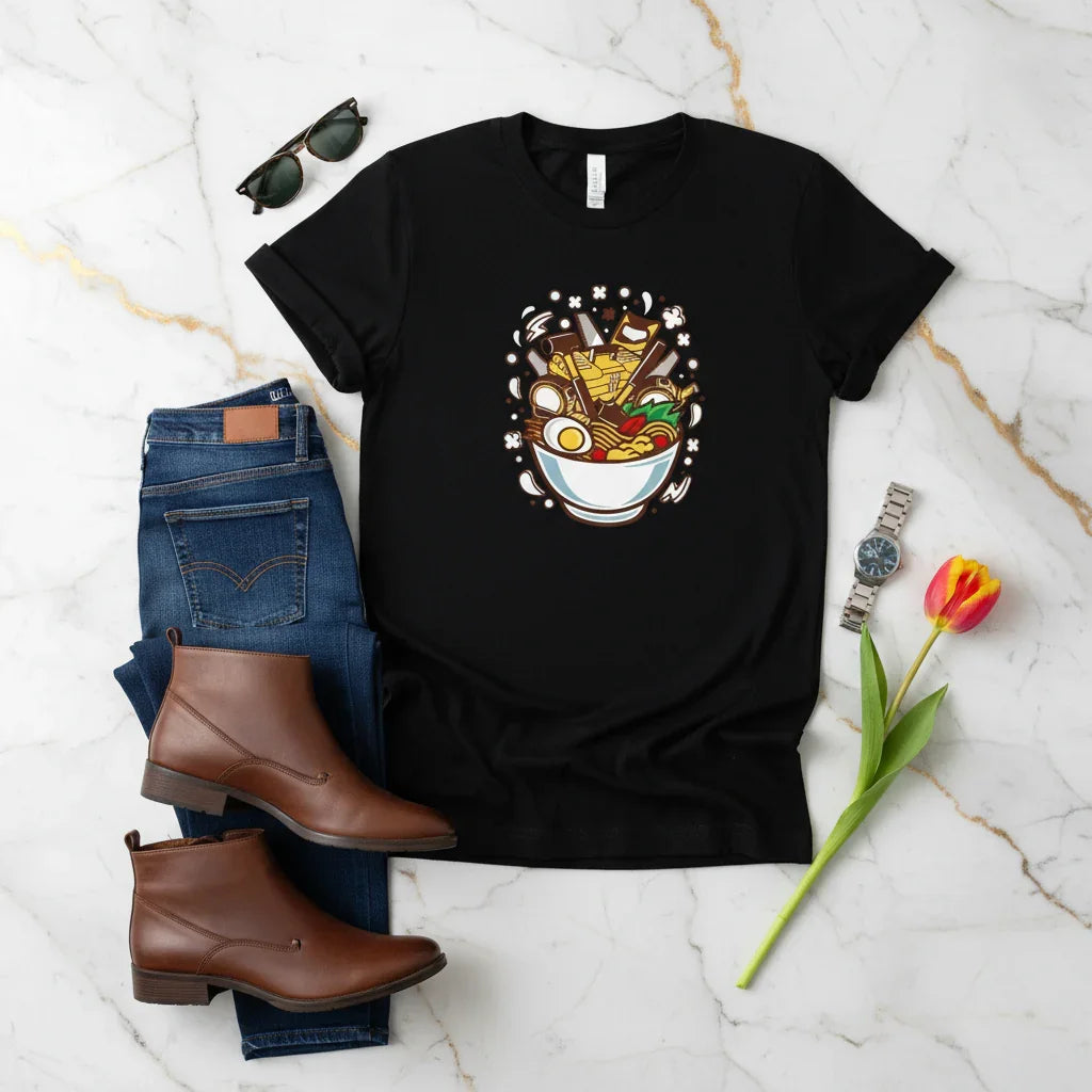 Dark Jeans with Tulip