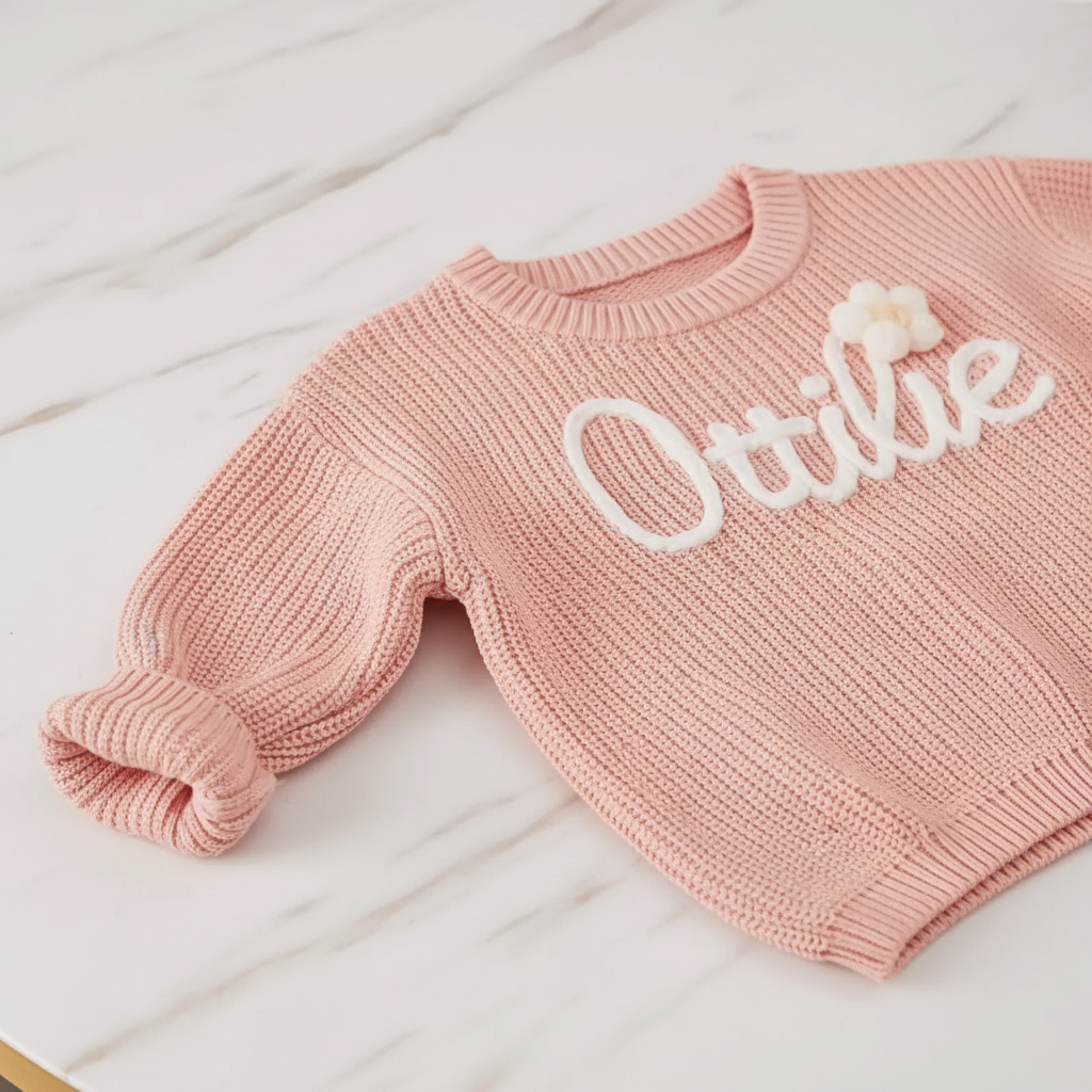 Detail angle of neckline and sleeves