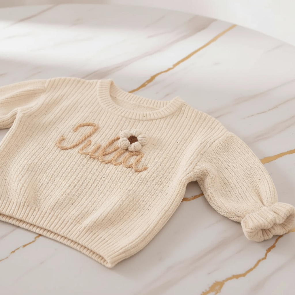 Detail angle of neckline and sleeves