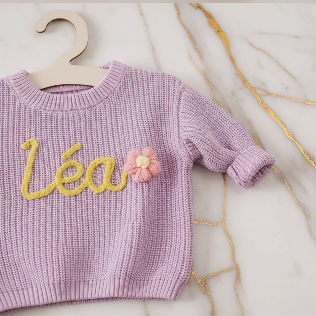 Detail angle of neckline and sleeves