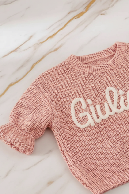 Detail angle of neckline and sleeves