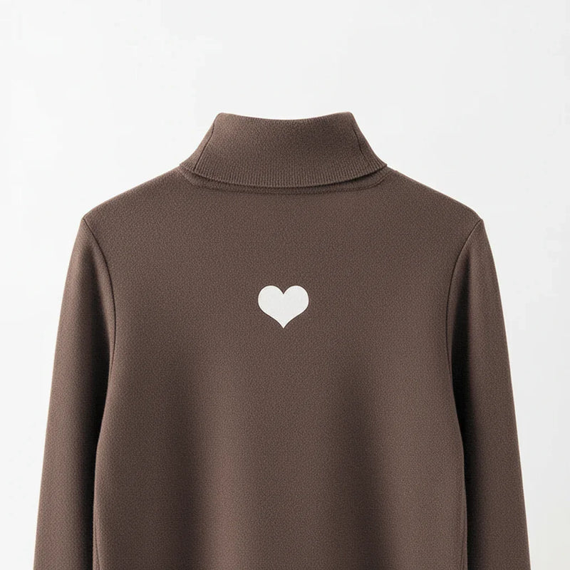 Double Sided German Fleece Coffee Thickened Sweater