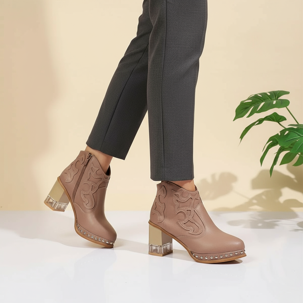 Diagonal angle walking shot