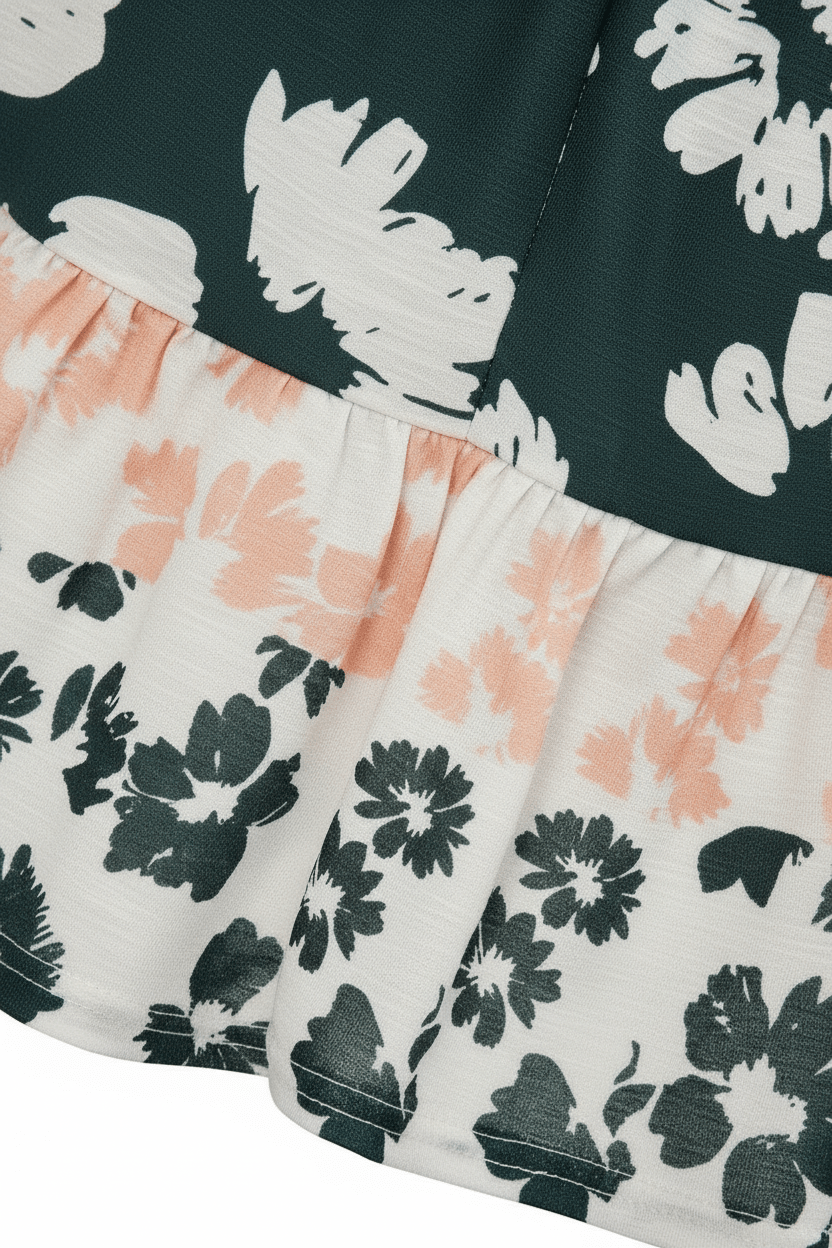 Double Ruffle Hem Detail