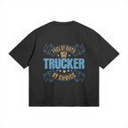 Free By Birth Cotton Black T-Shirt