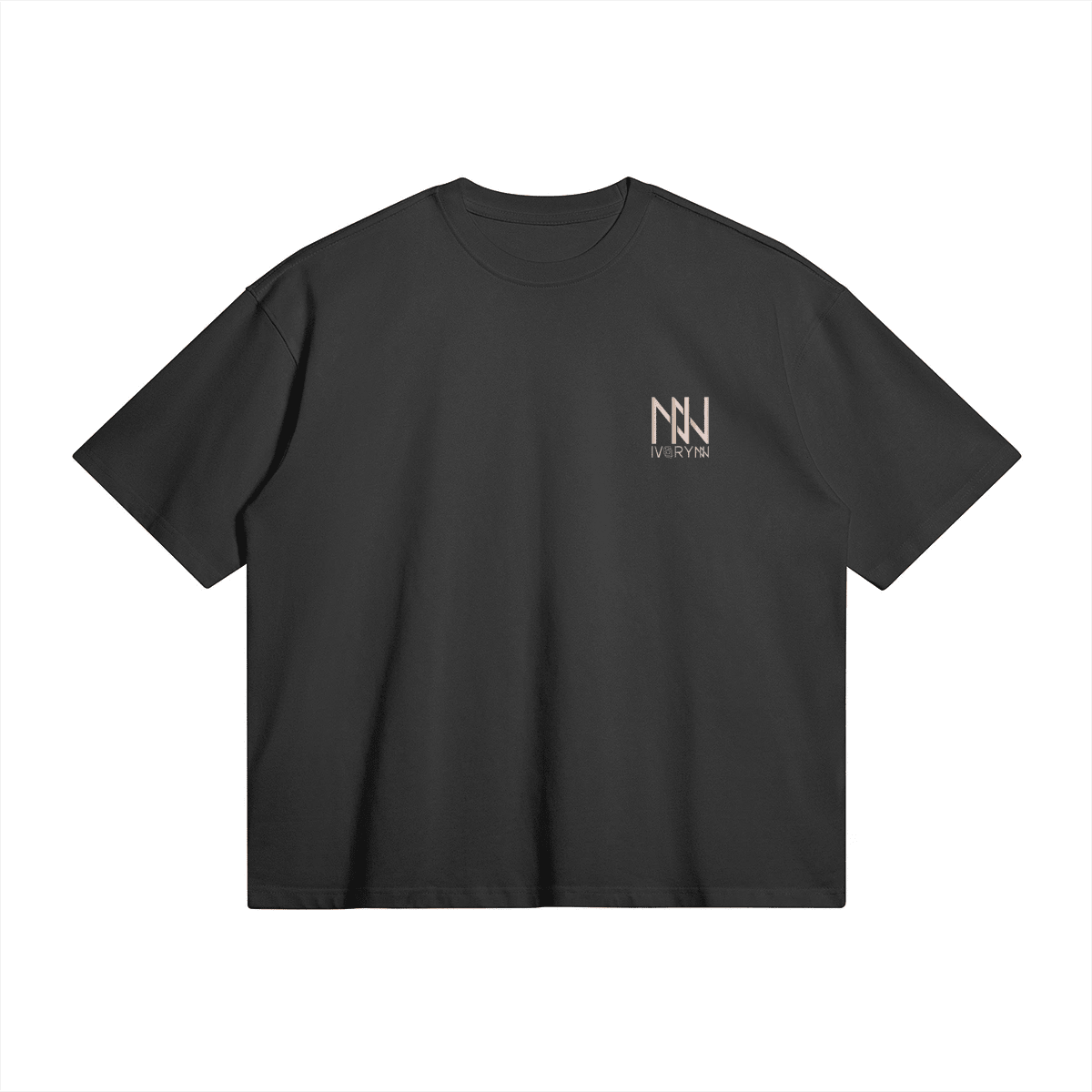 Free By Birth Cotton Black T-Shirt