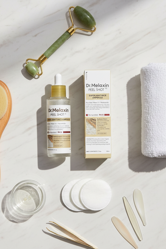 سيروم Dr.Melaxin Peel Shot الأرز مع أدوات العناية - 1