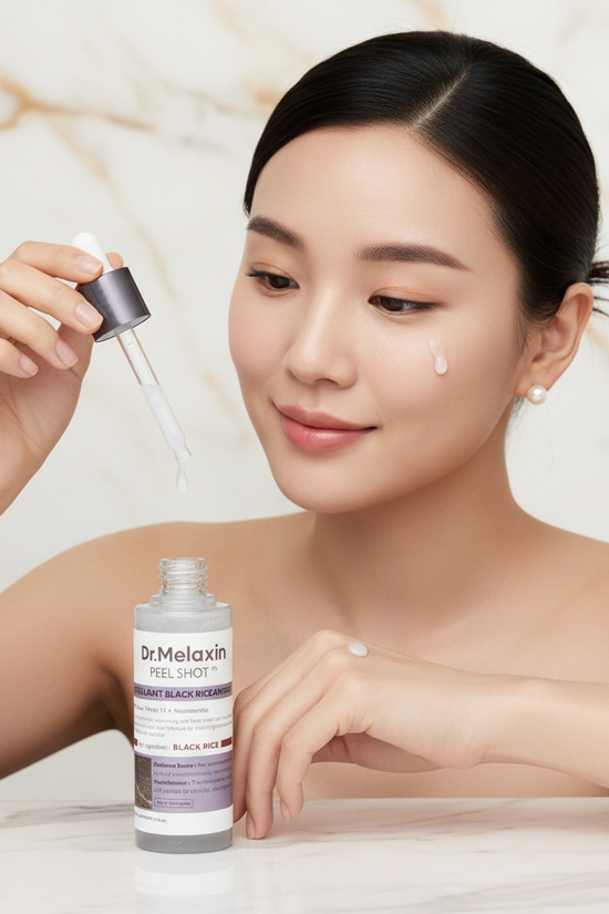 Dr.Melaxin Peel Shot مع امرأة 6