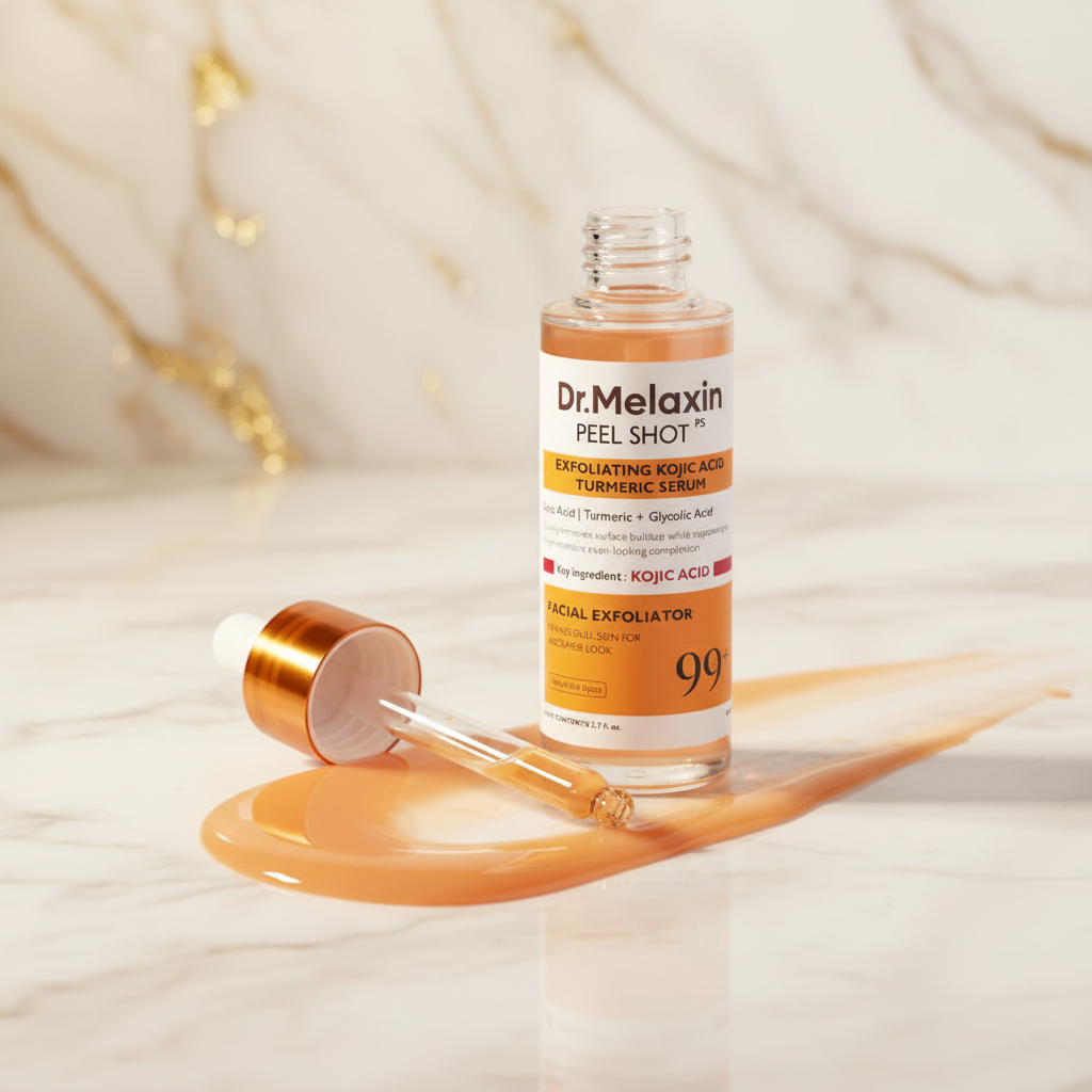 Dr.Melaxin Serum Open with Dropper