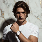 Dramatic lighting with flowing hair