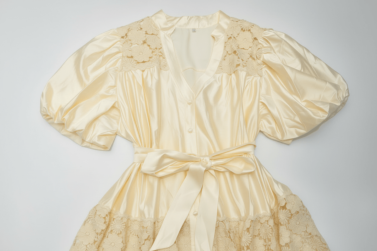 Dress Detail Yellow