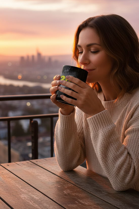 Dubstep Mug Feminine Three-Quarter View