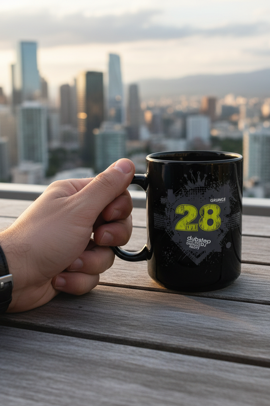 Dubstep Mug Overhead View