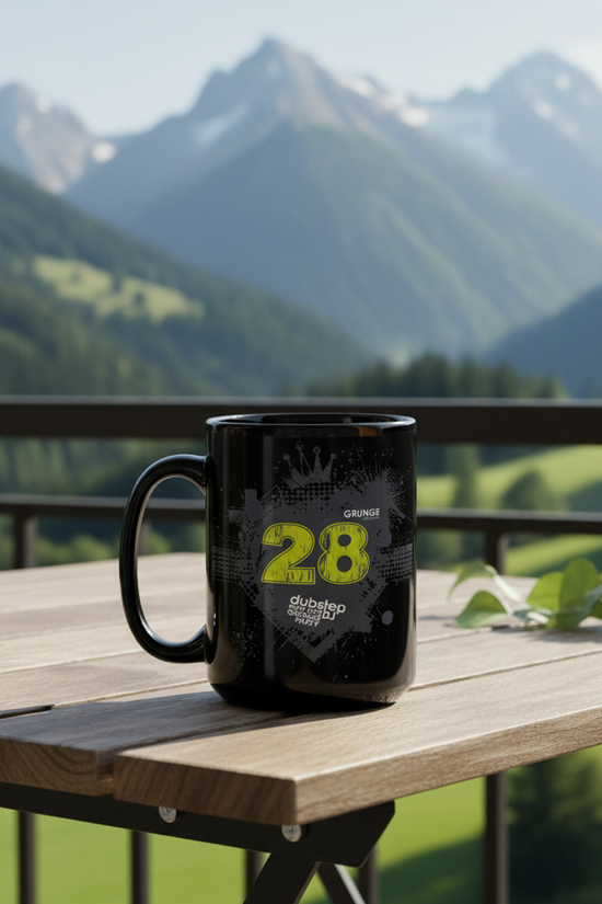 Dubstep Mug Overhead View