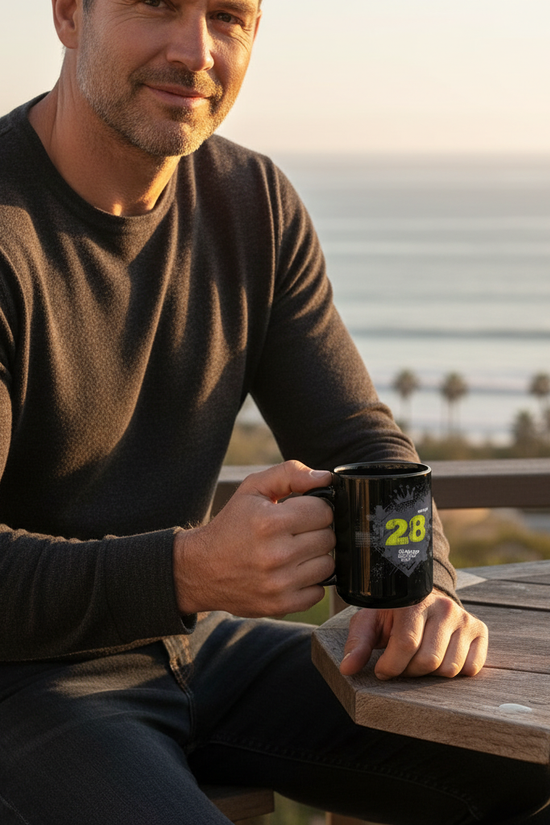 Dubstep Mug Three-Quarter View