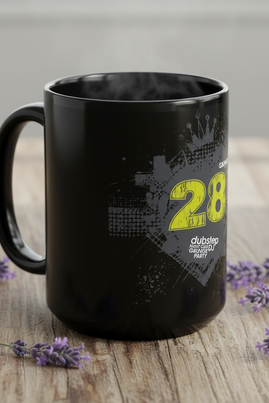 Dubstep Mug with Lavender