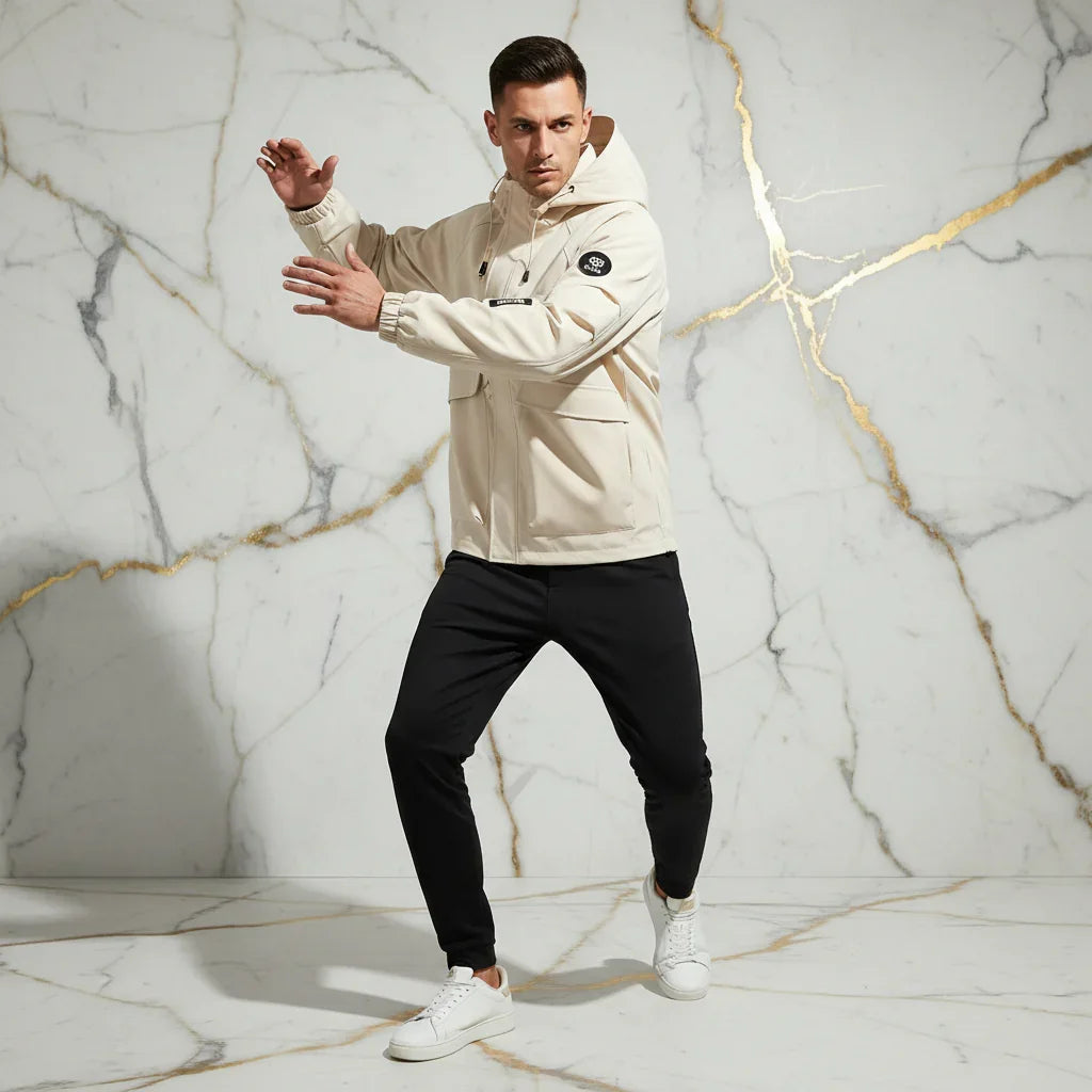 Dynamic action pose full body