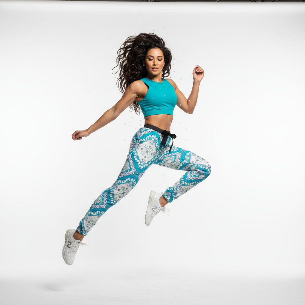 Dynamic movement shot with high-speed photography