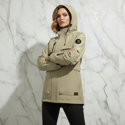 Dynamic pose with arms crossed