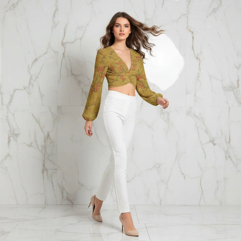 Dynamic walking pose in motion