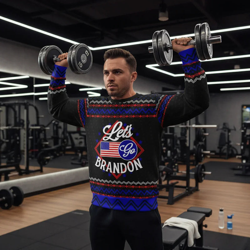 Dynamic workout action shot