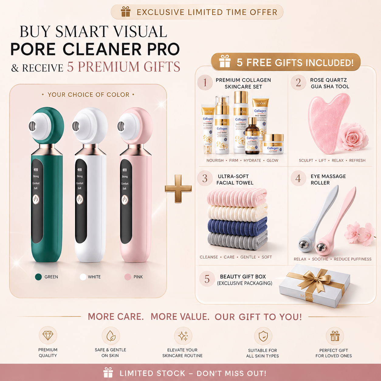 Smart Visual Pore Cleaner Pro  + 4 Gifts