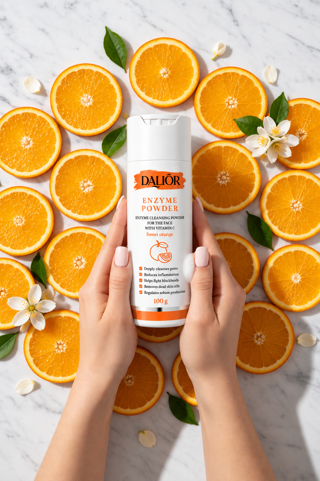 Sweet Orange Scent Cleansing Powder Papain