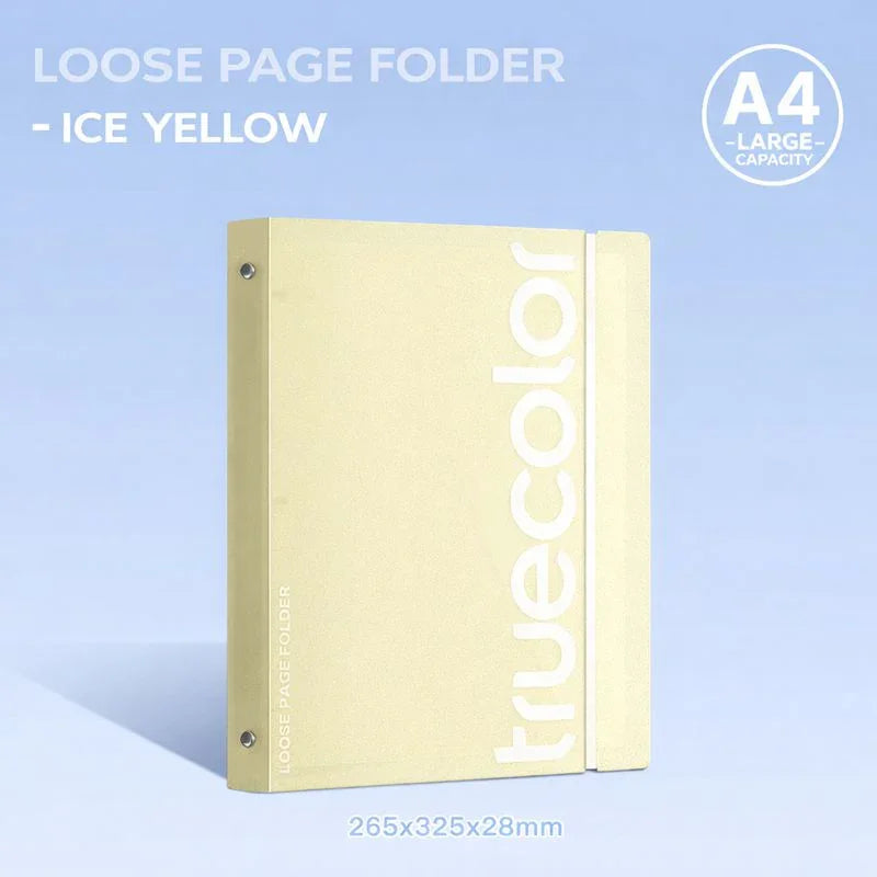 A4 Loose-Leaf Folder Information Book Transparent