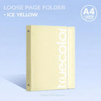 A4 Loose-Leaf Folder Information Book Transparent