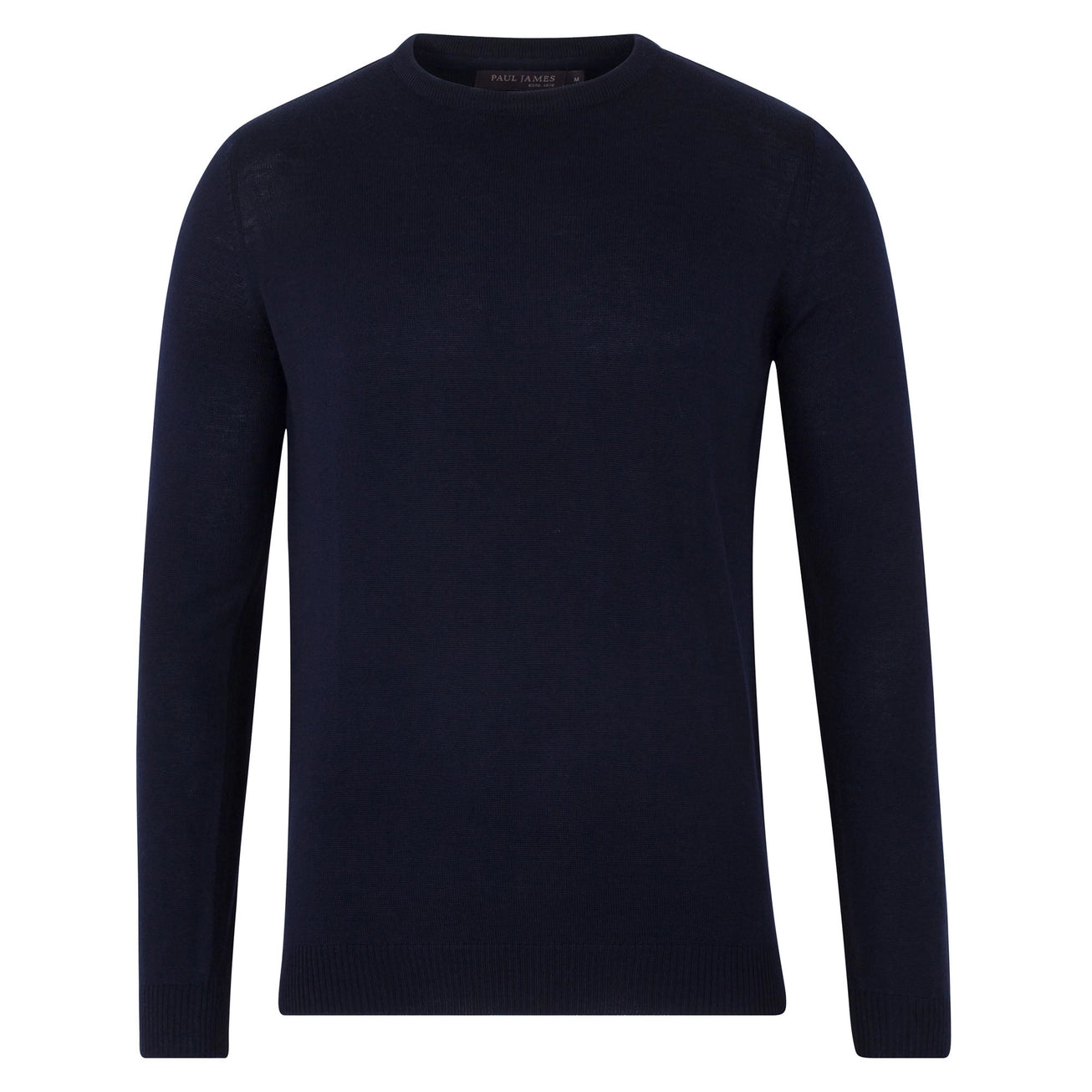 Premium Extra Fine Merino Wool Navy Sweater