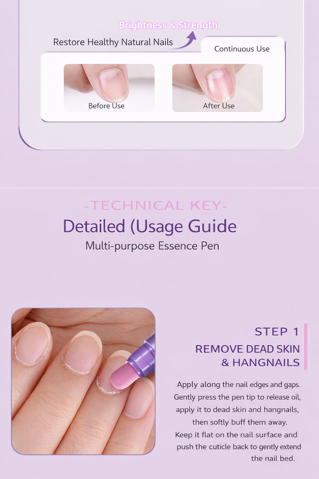 Anti-Hangnail Nail Essence Pen Nutrition Pen Oil