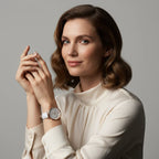 Elegant expression with both hands