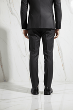 Elegant man - back view marble