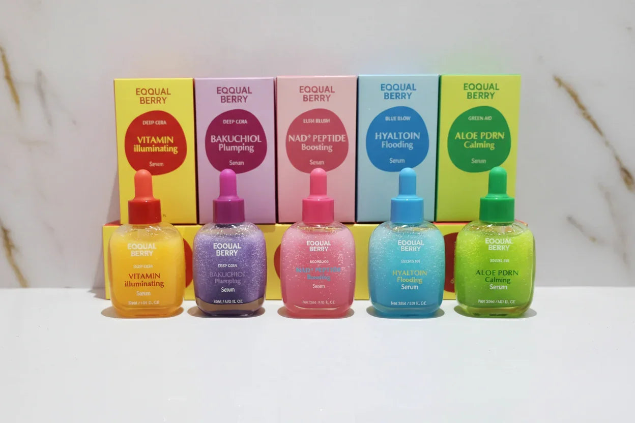 5PCS Eqqual Berry Vitamins Face Care Serums