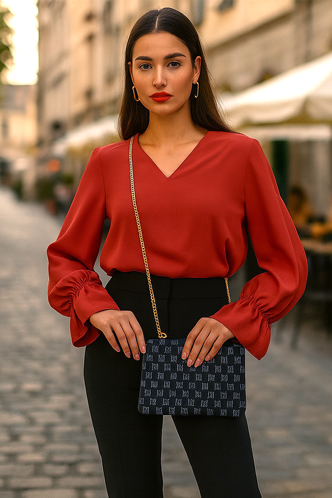 Nappa Leather NN Crossbody Bag