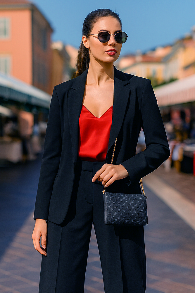 Nappa Leather NN Crossbody Bag