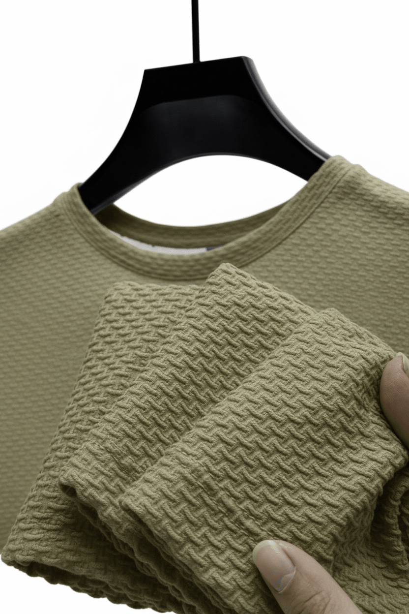 Silk Fitness Khaki T-shirt