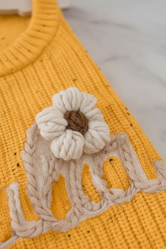 Extreme close-up of flower embellishment